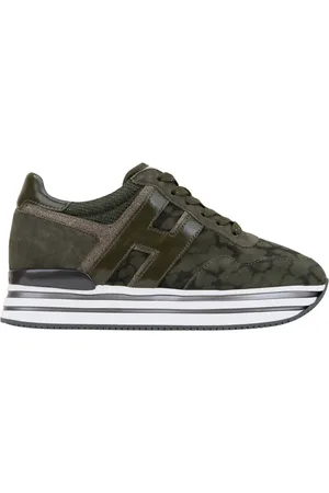 Hogan Sko, Dame, Flerfarvet, 36 1/2 EU, Suede, Suede Snøresko