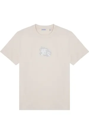 Burberry Top, Herre, , S, Bomuld, Kortærmet T-shirt med Rund Hals