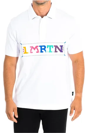 La Martina Top, Herre, Hvid, L, Bomuld, Short Sleeve Polo