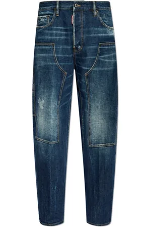 Dsquared2 Jeans, Herre, Blå, XL, Bomuld, Loose Jeans