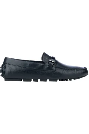 Emporio Armani Sko, Herre, Sort, 40 EU, Uld, Stilfulde Loafers