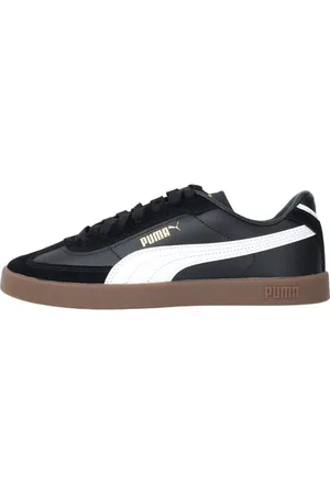 PUMA Sko, Dame, Sort, 39 EU, Læder, Sort Club II Era Sneakers