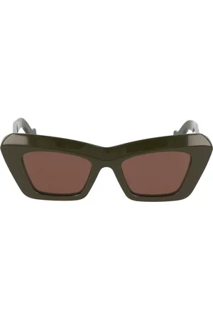 Loewe Tilbehør, unisex, Grøn, 51 MM, Uld, Stilfulde solbriller Lw40036I