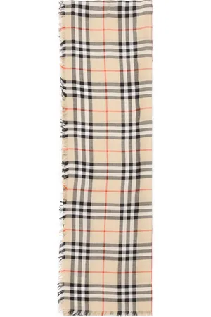 Burberry Tilbehør, Dame, , ONE SIZE, Cashmere, Sandfarvet Tørklæde
