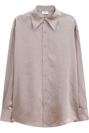 Filippa K Bluser & Skjorter, Dame, , XS, Uld, Krøllet Skjorte med Oversized Krave