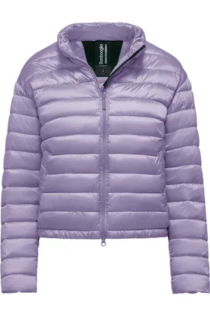 Bomboogie Jakke, Dame, Lilla, L, Nylon, Skinnende nylon polstret jakke med stand-up krave