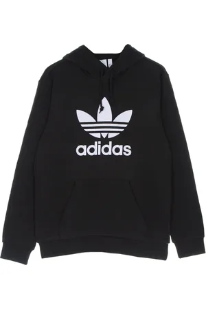 adidas Sweathshirts & Hoodies, Herre, Sort, L, Bomuld, Klassisk Trefoil Letvægts Hættetrøje