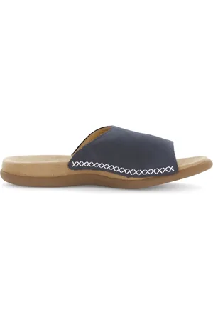 Gabor Sko, Dame, Blå, 37 EU, Blå Slide Sandaler til Kvinder
