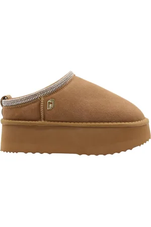 Liu Jo Sko, Dame, Brun, 38 EU, Uld, Comfort Slipper Torgelof