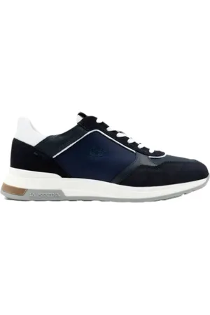 La Martina Sko, Herre, Flerfarvet, 40 EU, Suede, Suede Tex Fabric Blå Sneakers