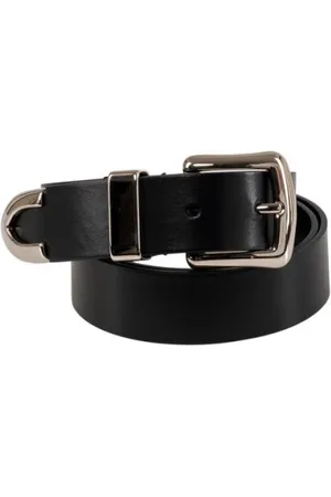 Dondup Tilbehør, Dame, Sort, 90 CM, Sleek Bælte