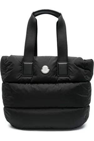 Moncler Taske, Dame, Sort, ONE SIZE, Læder, Caradoc Tote Bag
