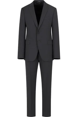 Emporio Armani Jakkesæt, Herre, Grå, L, Uld, Modern Slim Fit Suit