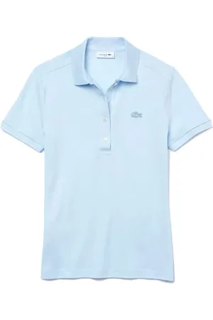 Lacoste Top, Dame, Blå, 3XS, Klassisk Polo Skjorte