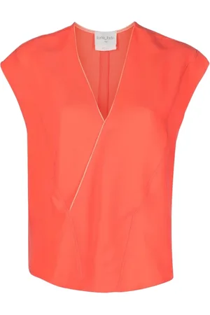 FORTE FORTE Top, Dame, , XS, Bomuld, Crossover-detail T-shirt