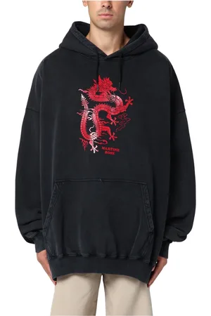 MARTINE ROSE Sweathshirts & Hoodies, Herre, Sort, L, Uld, Hættetrøje