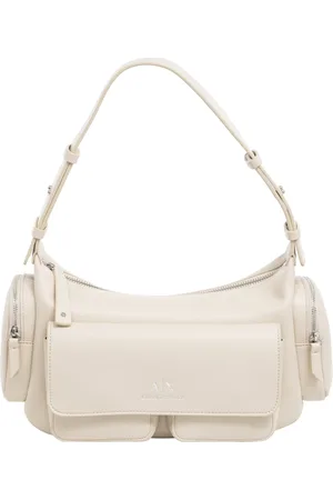 Armani Exchange Taske, Dame, , ONE SIZE, Uld, Stilfuld Hobo Taske med Lynlås Lukning