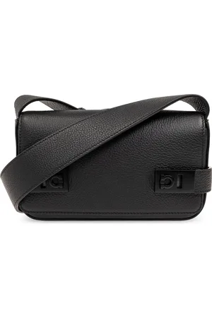 Salvatore Ferragamo Taske, Herre, Sort, ONE SIZE, Uld, Twins Skuldertaske