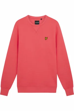 Lyle & Scott Sweathshirts & Hoodies, Herre, Lyserød, XL, Uld, Besætningshalsved