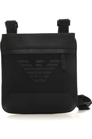Emporio Armani Taske, Herre, Sort, ONE SIZE, Uld, Cross Body Taske