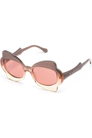 Marni Tilbehør, Dame, Brun, 56 MM, Monumental Gate Solbriller