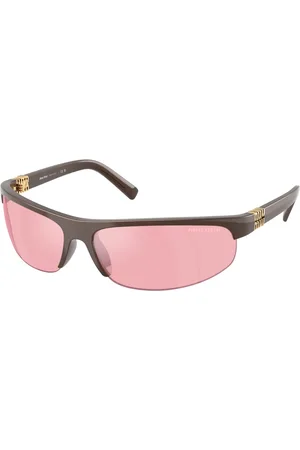 Miu Miu Tilbehør, Dame, Brun, 70 MM, Uld, Stilfulde solbriller