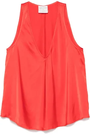 FORTE FORTE Top, Dame, , L, V-hals Ærmeløs Top