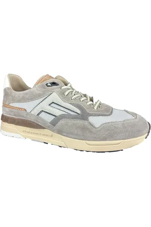 Floris van Bommel Sko, Herre, Grå, 45 EU, Læder, Runner Sneaker 07.08