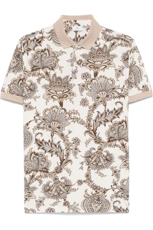 Etro Top, Herre, , L, Bicolor Blade Polo Shirt