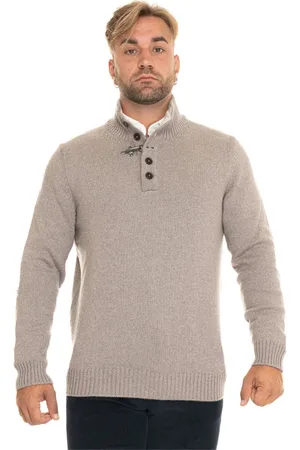 FAY Strik, Herre, , L, Turtleneck Virgin Wool Sweater