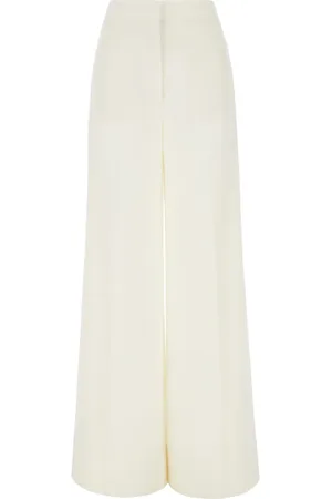 Stella McCartney Bukser, Dame, Hvid, S, Bomuld, Wide Bukser