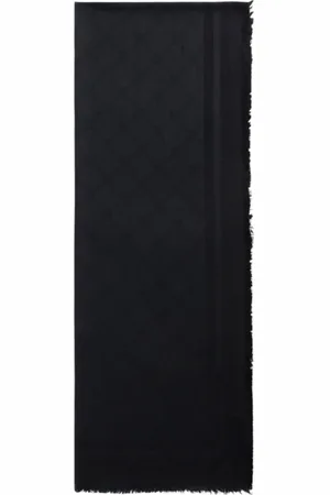 Elisabetta Franchi Tilbehør, Dame, Sort, ONE SIZE, Uld, Stilfuldt tørklæde til et fashionablet look