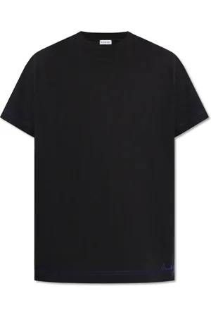 Burberry Top, Herre, Sort, XS, Bomuld, T-shirt med Patch