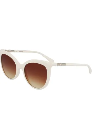 Longchamp Tilbehør, Dame, Hvid, 54 MM, Hamp, Solbriller