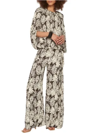 LIVIANA CONTI Bluser & Skjorter, Dame, Flerfarvet, L, Bluse med blomstermønster