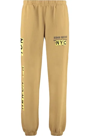 Heron Preston Bukser, Herre, Brun, 2XL, Bomuld, Logo Cotton Bukser