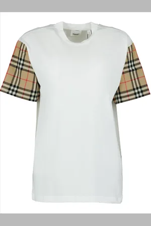 Burberry Top, Dame, Hvid, S, Bomuld, Carrick T-shirt