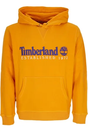 Timberland Sweathshirts & Hoodies, Herre, Gul, XL, Bomuld, 50 års jubilæums hættetrøje