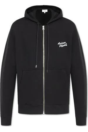 Maison Kitsuné Sweathshirts & Hoodies, Herre, Sort, S, Bomuld, Zip-up Hoodie