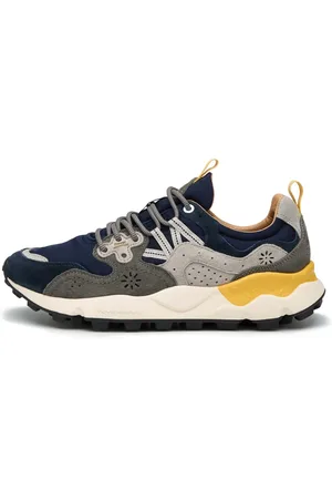 Flower Mountain Sko, Herre, Flerfarvet, 44 EU, Læder, Yamano 3 MAN Sneakers