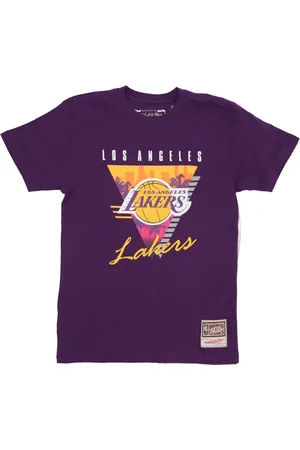 Mitchell & Ness Top, Herre, Lilla, M, Bomuld, NBA Final Seconds Tee Lilla