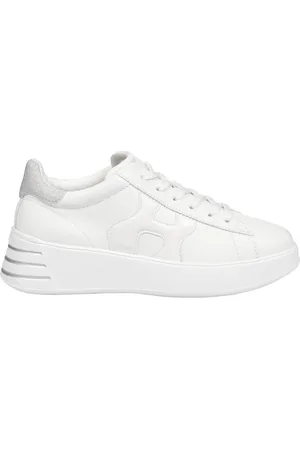 Hogan Sko, Dame, Hvid, 37 1/2 EU, Tyl, Sneakers Rebel Ss24 Style