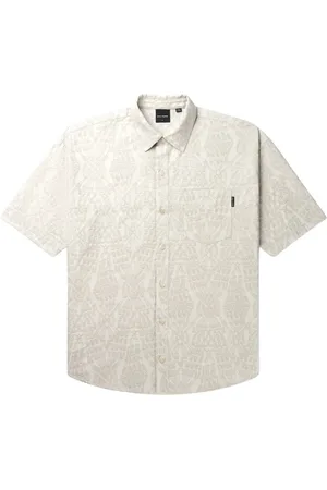 Daily paper Skjorte, Herre, , M, Uld, Zuri Macrame Relaxed Shirt