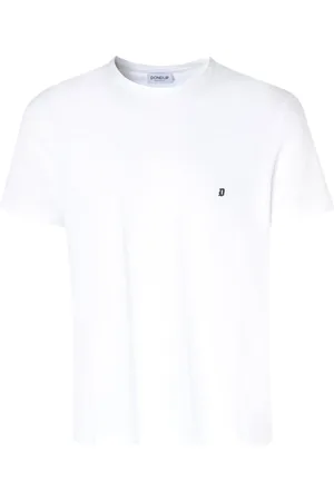 Dondup Top, Herre, Hvid, L, Bomuld, Regular Fit T-shirt