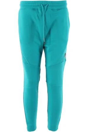C.P. Company Bukser, Herre, Blå, XL, Bomuld, Diagonal Raised Fleece Jogging Bukser