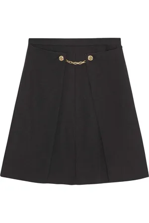 Ganni Nederdel, Dame, Sort, S, Polyester, Sort Nederdel Løft Din Stil Luksuriøs Fornemmelse