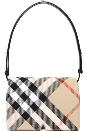 Burberry Taske, Dame, , ONE SIZE, Uld, Vintage Check Pattern Skuldertaske