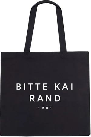 Bitte Kai Rand Taske, Dame, Sort, ONE SIZE, Bomuld, Sort Tote Taske Tilbehør Model
