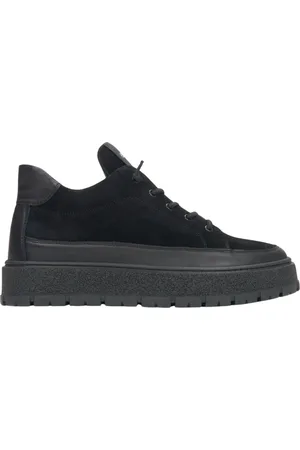 Estro Sko, Herre, Sort, 45 EU, Læder, High-Top Sneakers