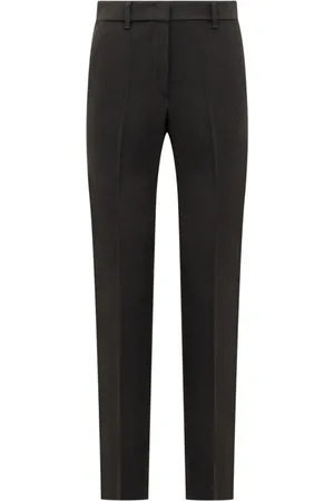 Emporio Armani Bukser, Dame, Sort, XS, Højtaljede Slim-fit Bukser